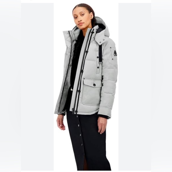 New Moose Knuckles Gray Jacket - Picture 6 of 12